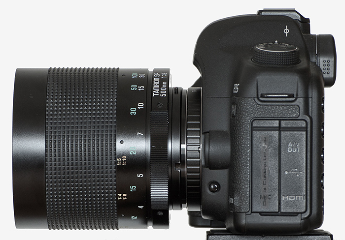 TAMRON SP TELE MACRO 500 mm. f/8 Macro BBAR MC (Adaptall 2